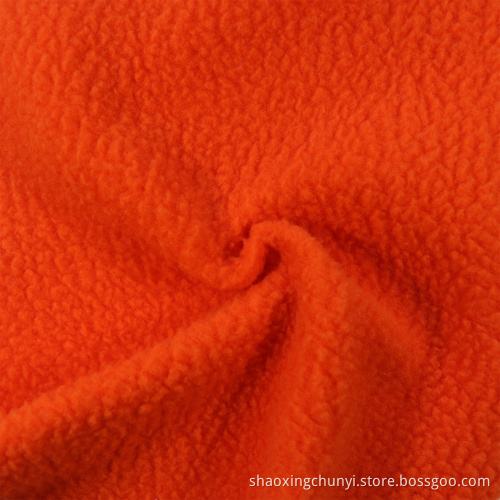 Hot Selling 100% Polyester Soft Handfeeling Plain Drable Berber Fleece for Coat and Jackect